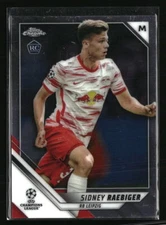 Sidney Raebiger 2022 Topps Chrome UEFA Champions League  RC#60 Soccer Card