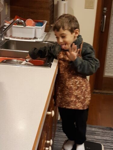 NEW Character Aprons Smock Boys Girls Size 3T 4T 5T 4 5 - Fits Child Aged 3 to 6 - Picture 2 of 43