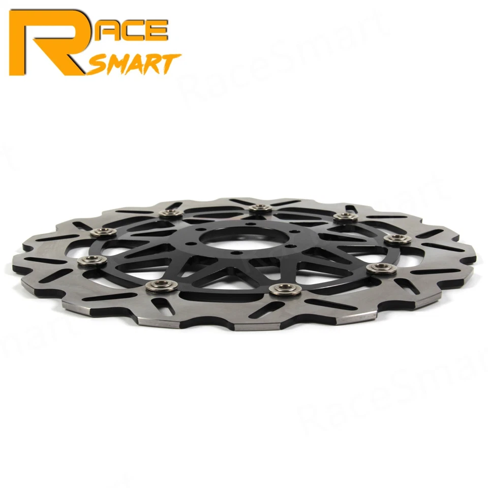 Rotor de disco de freno delantero de 1 pieza para Aprilia RS125 1995 - 2011 MX 125 2004 - 2007 Foto 3 de 4