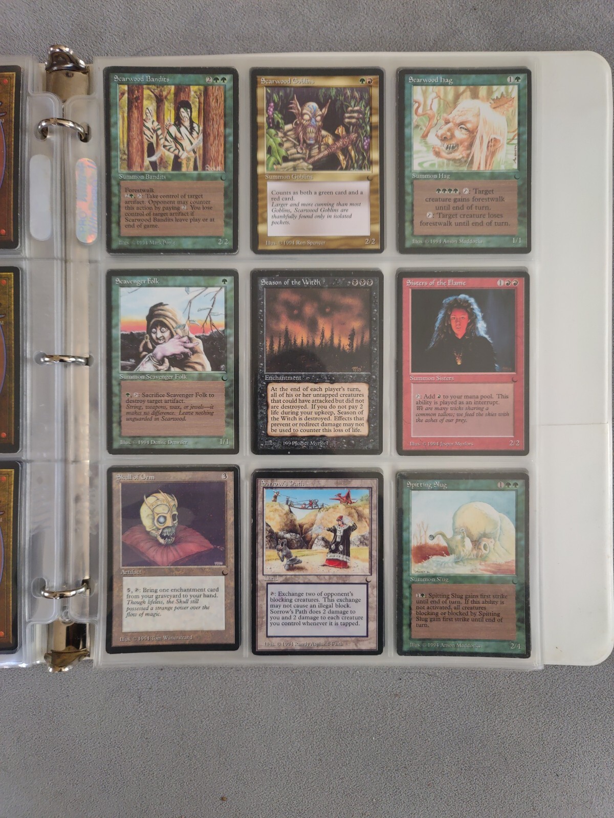The Dark Complete Set MTG Magic the Gathering 1994 Vintage Legacy