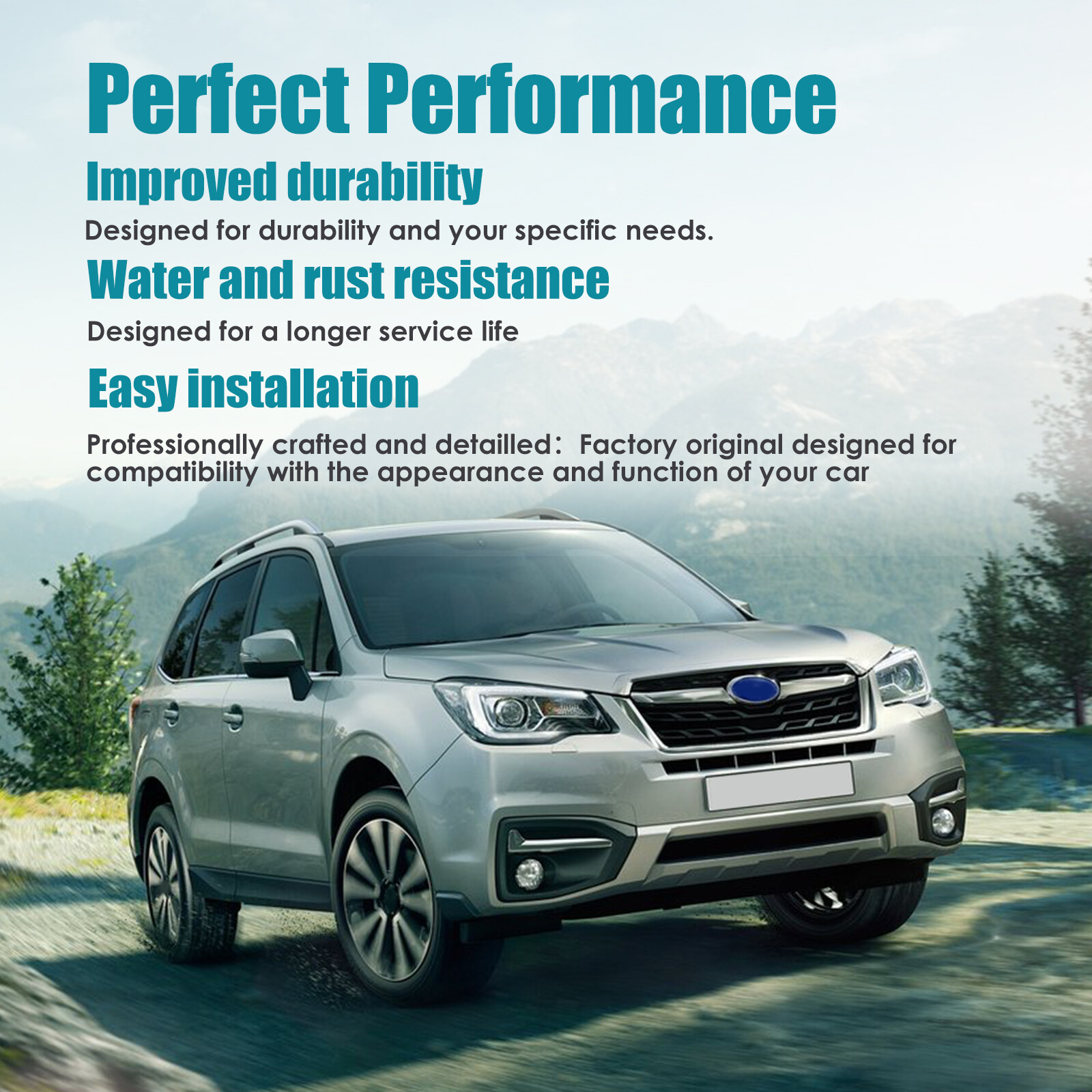 Front Bumper Reinforcement Impact Bar For 2014-2018 Subaru Forester