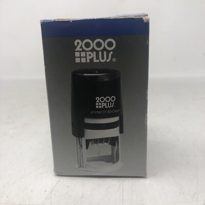 2000 Plus Classic Printer R 40 Black 3030655 ROUND TIMBRES AUTOMATIQUES ...