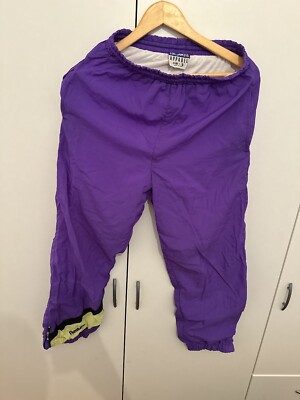 Reebok Pants Track Pants Vintage Size S 90s Sports Trousers Trunks Joggers