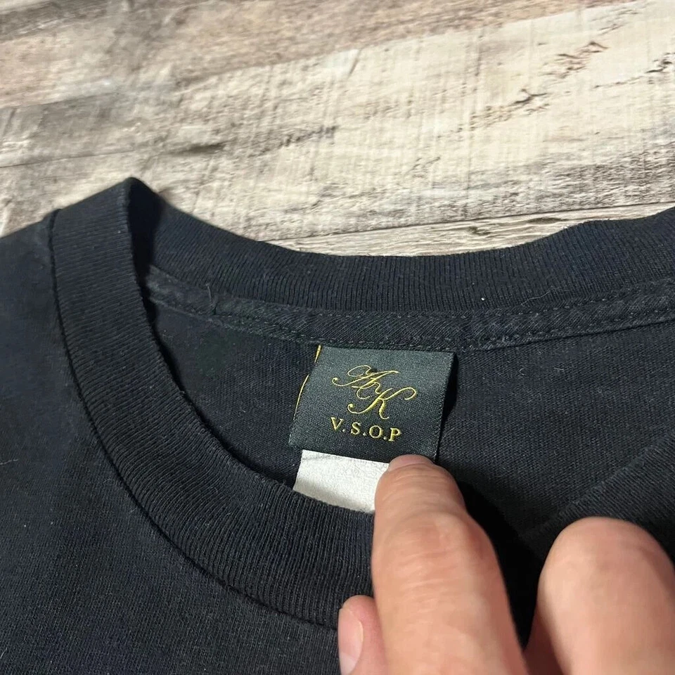 Camisa Kanye West Adulto 2XL Negra Dorada Excavadora Cómplice Rapero Rap Camiseta Foto 3 de 4