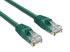 5ft Cat6 UTP Ethernet Network Patch Cable Snagless 24AWG Bare Copper, Green