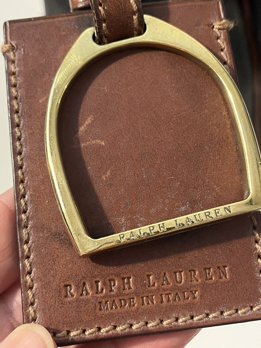 90s Polo Ralph Lauren オールレザーボストンバッグ ブラウン
