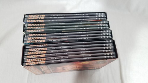Vintage MacGyver TV Show DVD Box Set 1 2 3 5 Complete Seasons Sets Anderson VGC - Picture 4 of 17