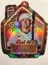 2024 Topps Baseball Holiday Edition Mega Box Large Ornament PYC Complete Ur Set