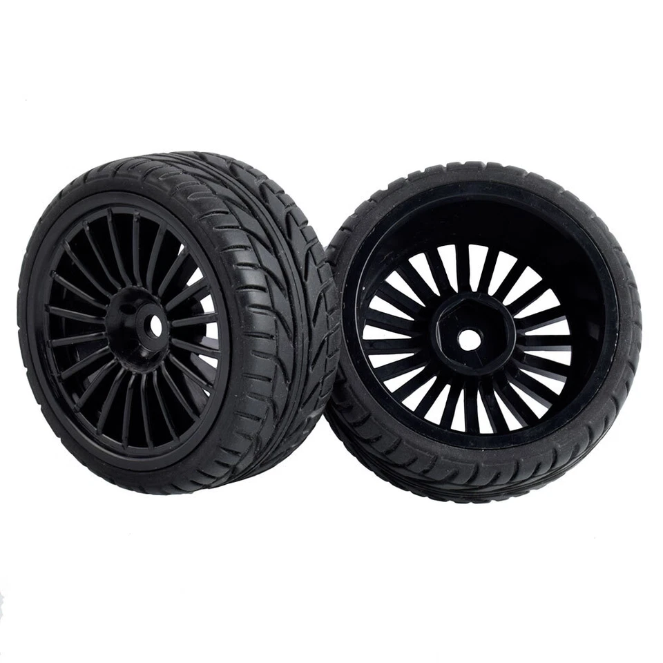 1/10 Onroad Rc Wheels Tires for Hpi Rs4 Sprint2 Kyosho Pureten Fazer Fw05 Fw06 - Image 4 of 4