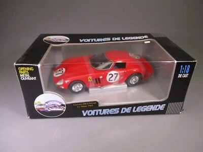 AX154 UNIVERSAL HOBBIES 1/18 1:18 FERRARI 250 GTO LE MANS 1964 #27 REF 301600 - Photo 1/4