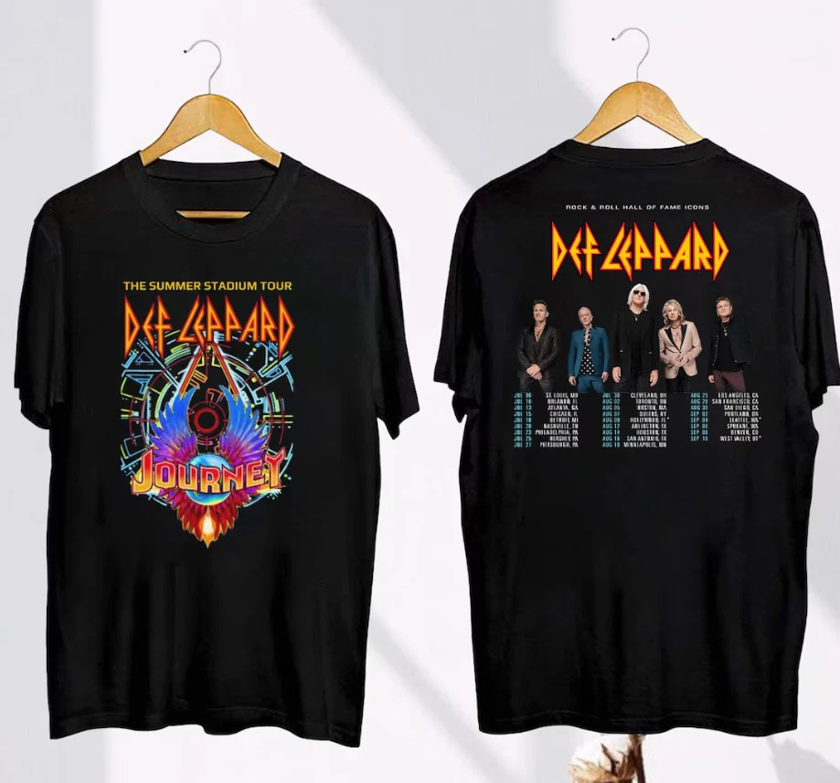 Def Leppard And Journey Summer Stadium Tour 2024 Shirt