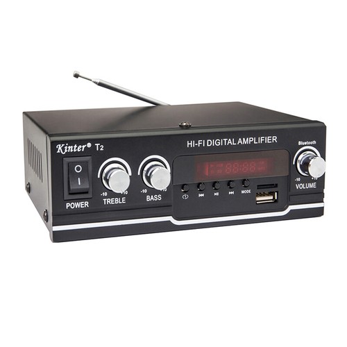 Kinter T2 Bluetooth U disk Memory Card Multimedia Amplifier with Audio Cable - Picture 3 of 7