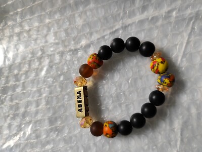 Africa Beads Bracelet With Name  Female Ghana Beads