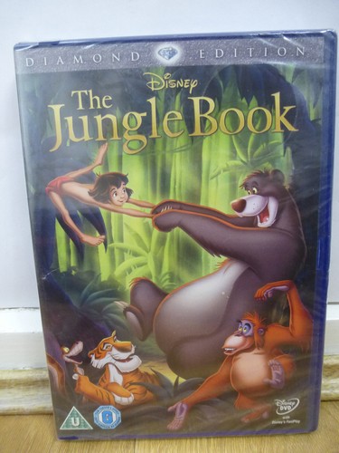 NEW💥SEALED DISNEY THE JUNGLE BOOK DIAMOND EDITION DVD R2 UK PAL - 第 1/4 張圖片