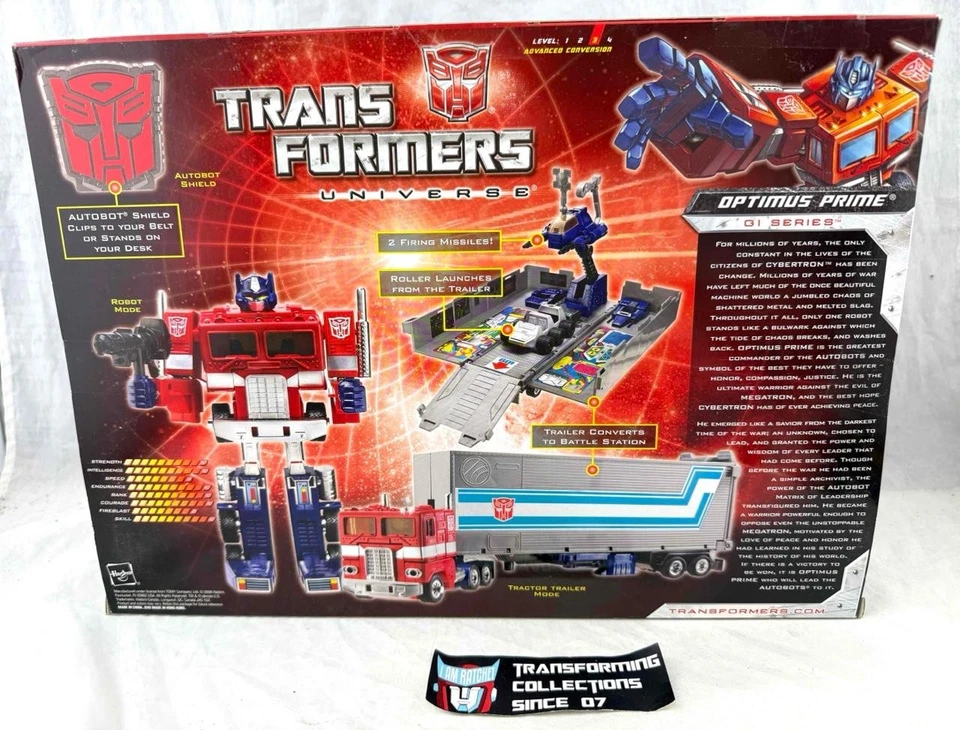 Transformers Universe 25th G1 Reissue Optimus Prime MISB - Image 2 of 2