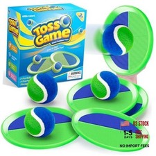 Outdoor Toys for Kids Ages 4-8 - Outdoor Game for 3-4, Paddles, Balls