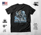 Utah Mammoth Halloween T-Shirt Haunted Mammoth Hockey Art