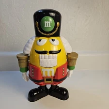 NIB Mars M&Ms Yellow Nutcracker Sweet Candy Dispenser Holiday Ltd Edition   
