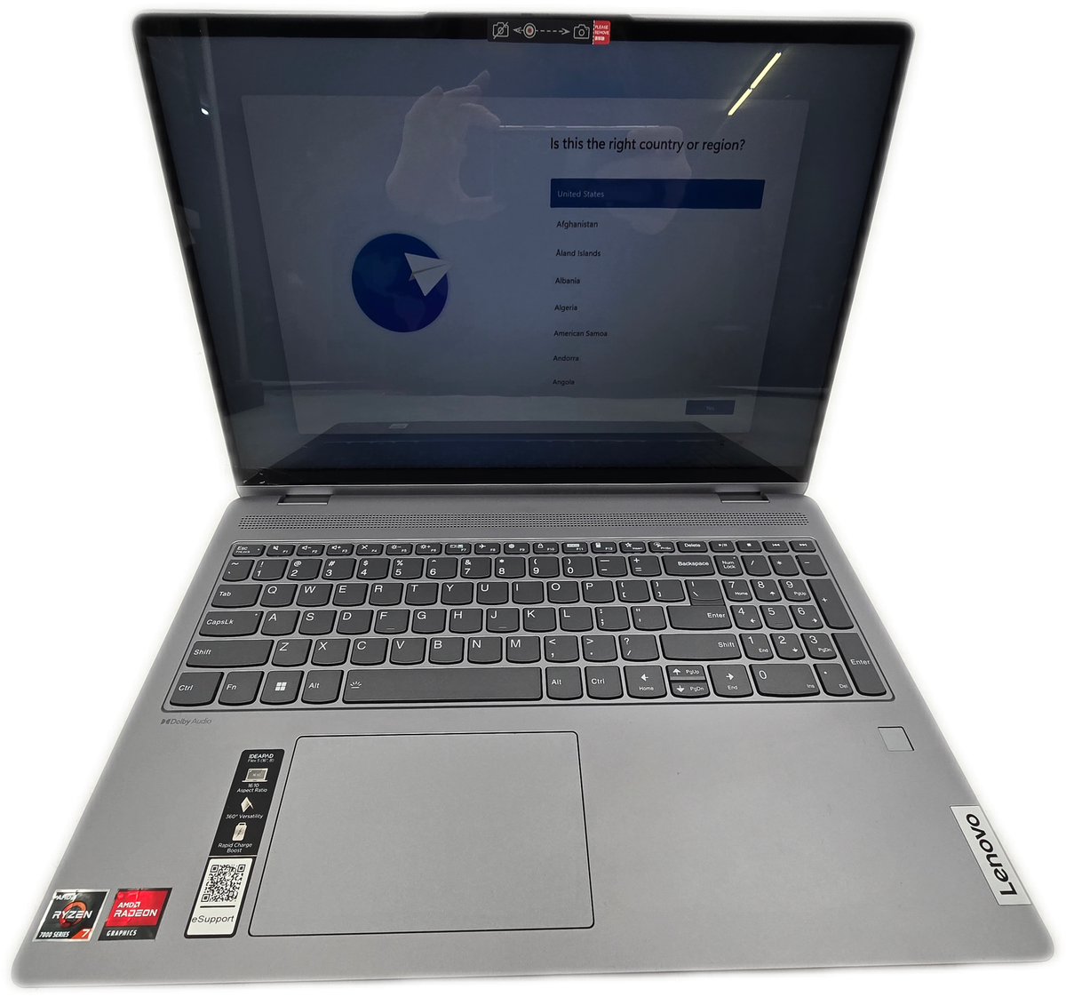 Lenovo IdeaPad Flex 5 16ABR8 Ryzen 7 16GB 512GB SSD Windows 11