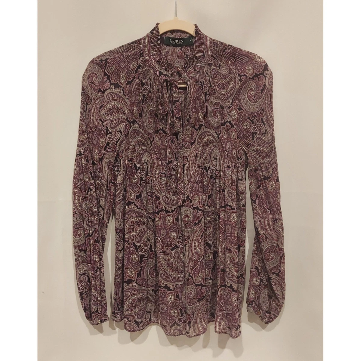 Paisley Long Sleeve Tops for Women for sale | eBay
