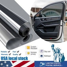 One Way Mirror Tint Window Film Privacy Protect UV Reflective Sun Block For Home
