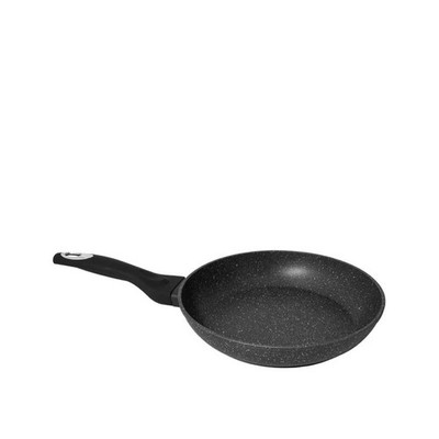 Bratpfanne Antihaft Marmor Induktion Aluminium 16 20 24 28 30 cm schwarz