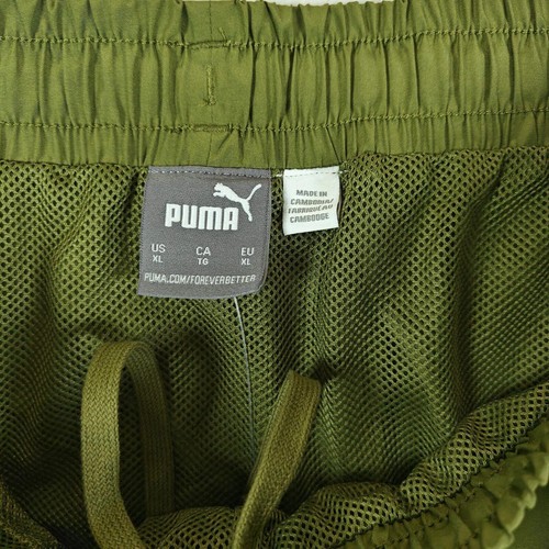 Puma ESS Tape Woven Running shorts Mens Size XL Olive - Picture 4 of 7