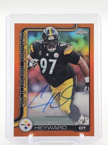 2025 Topps Chrome Cameron Heyward Chrome Autographs (RAW)