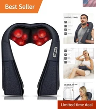 Electric Deep Tissue Shiatsu Massager for Neck, Back, and Shoulders - Navy