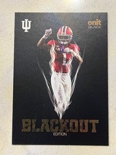 2025 Onit Black Indiana Hoosiers Football *PICK YOUR PLAYER Base/Insert Card*