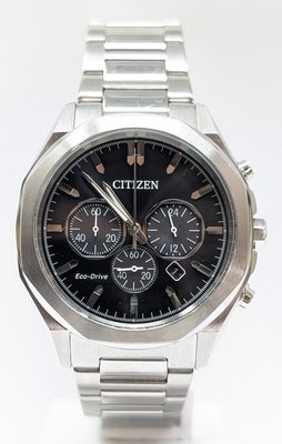 Citizen Sport Metropolitan Eco Drive All Stainless Steel Uhr Jumbo
