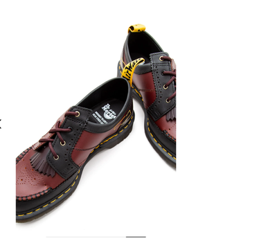 Dr. Martens 1461 Fused Patchwork Brogue Derby MSRP$210 English