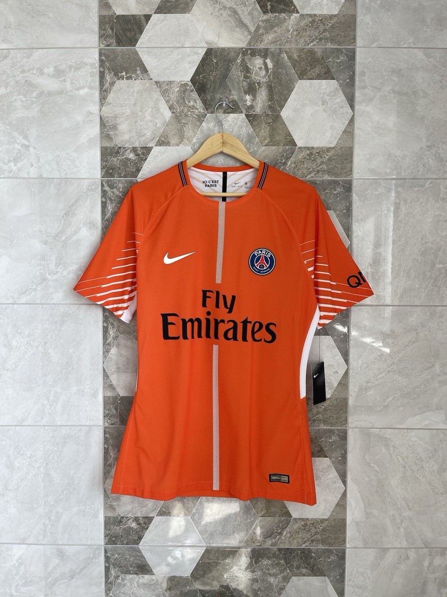 Psg Jordan Psg Shirt Orange Paris Saint-Germain Nike Authentic