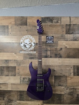 1995 ESP The Mirage Translucent Purple Reverse Headstock Guitar W