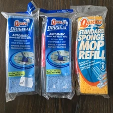 3 Quickie Mop Original Sponge Mop Refill Type S #0452 NOS