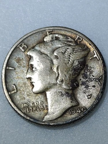 1940 Mercury Dime, 90% Silver, Nice, Low Mintage! 🔥