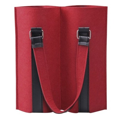1pc Multi-Bottle Wine Bag Filz Rotweinbeutel wiederverwendbar