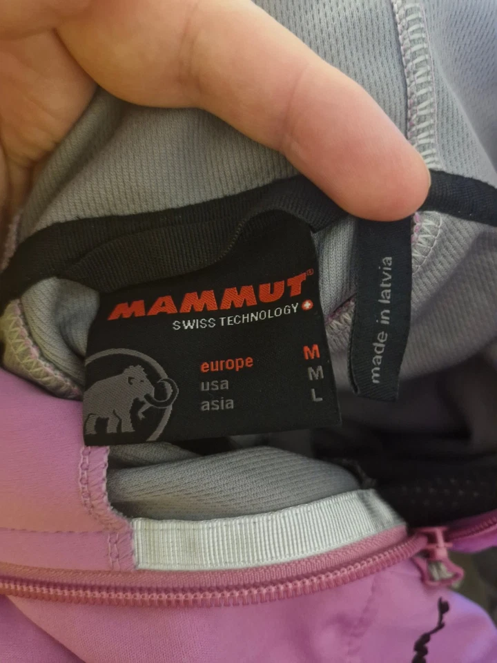 Mammut Gore Windstopper Women's Jacket Pink Hooded Size M - Image 3 of 4