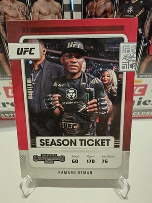 Kamaru Usman - Season Ticket - Contenders - 2022 Panini Chronicles #110