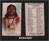 1888 ALLEN & GINTER N2 INDIAN CHIEF Tobacco Card ALWAYS RIDI