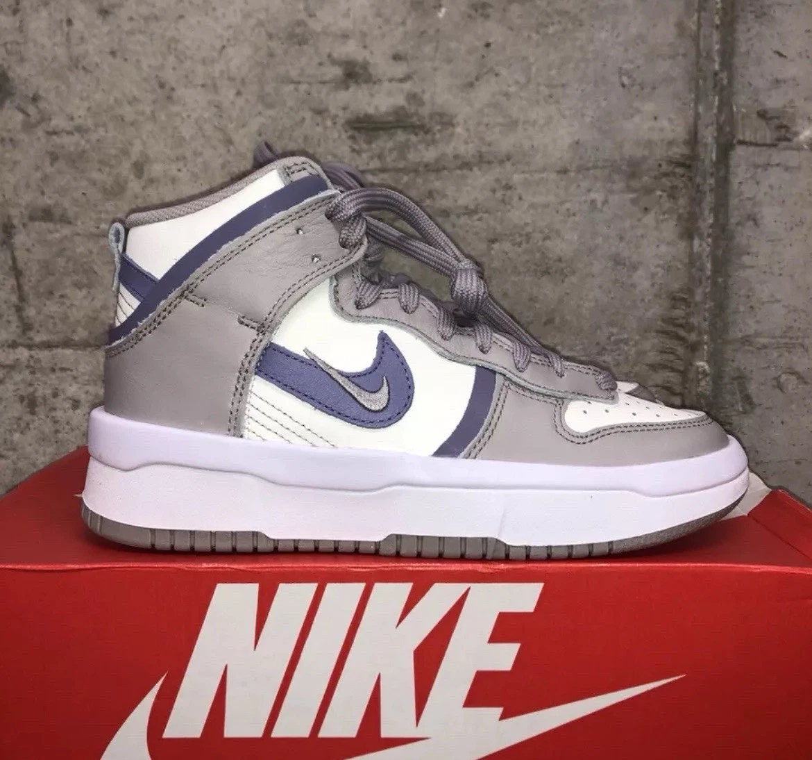 Nike Dunk High Gray W for sale | eBay