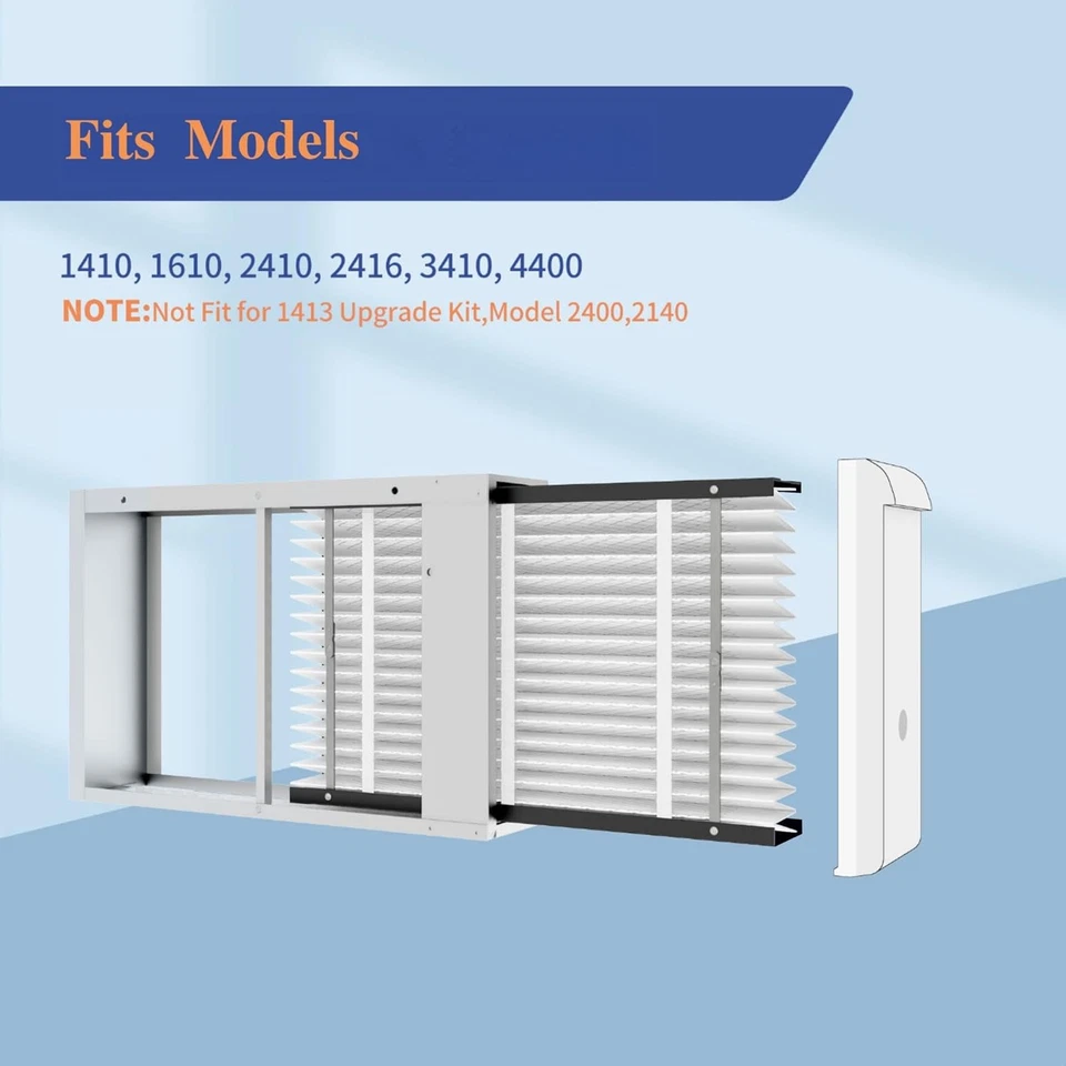 Paquete de 2 filtros de repuesto 410 para purificadores de aire para toda la casa AprilAire 410 MERV 11 Foto 2 de 4