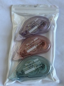 ILLEN Double-Sided Strong Glue Tape Runner, 3 Pack, 6mm x 16m