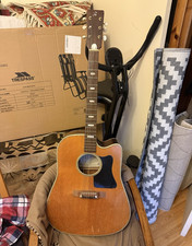 Canora 6-String Acoustic Guitar Dreadnought Right-Handed Brown Wood Body