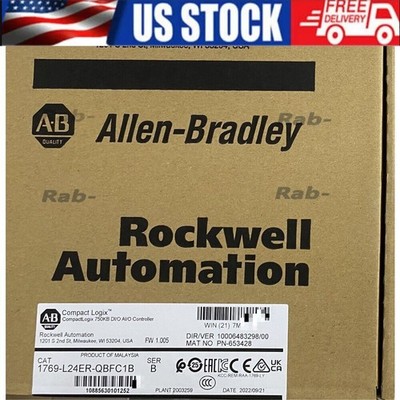 1769-L24ER-QBFC1B AB CompactLogix【New and Sealed】- USA