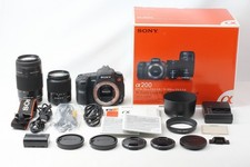 Sony 200 DSLR-A200W Double Zoom Lens Kit, complete with original box, M47705