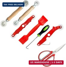 Screen Repair Tool,Screen Roller Tool,Screen Spline Tool,7 in 1 Window Screen To