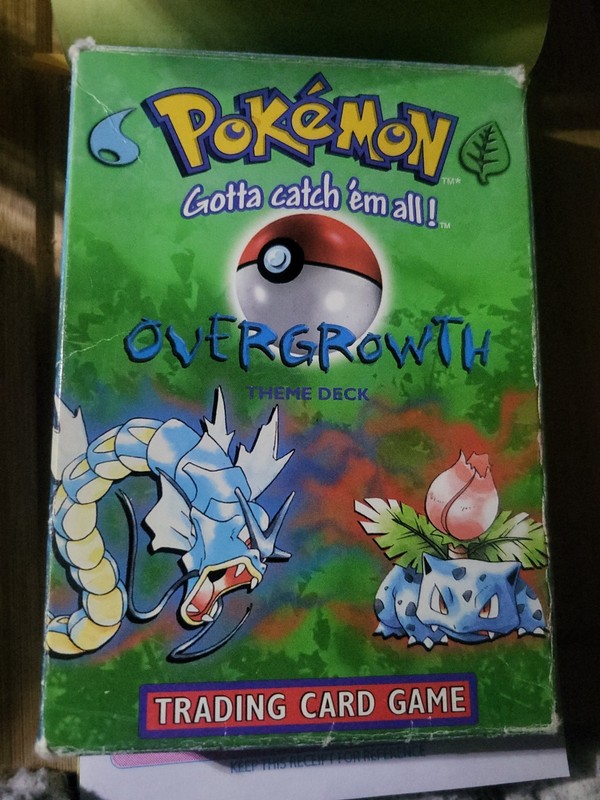 WOTC Pokémon 1999 Overgrowth Theme Deck 60 Mint Cards Unsealed Complete W/coin 
