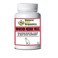 Organic Pet Systems Wound Medic Max Caps for Cats  Dogs  150 Capsules