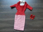 Vintage Barbie 1965-1966 Student Teacher Dress & Shoes #1622